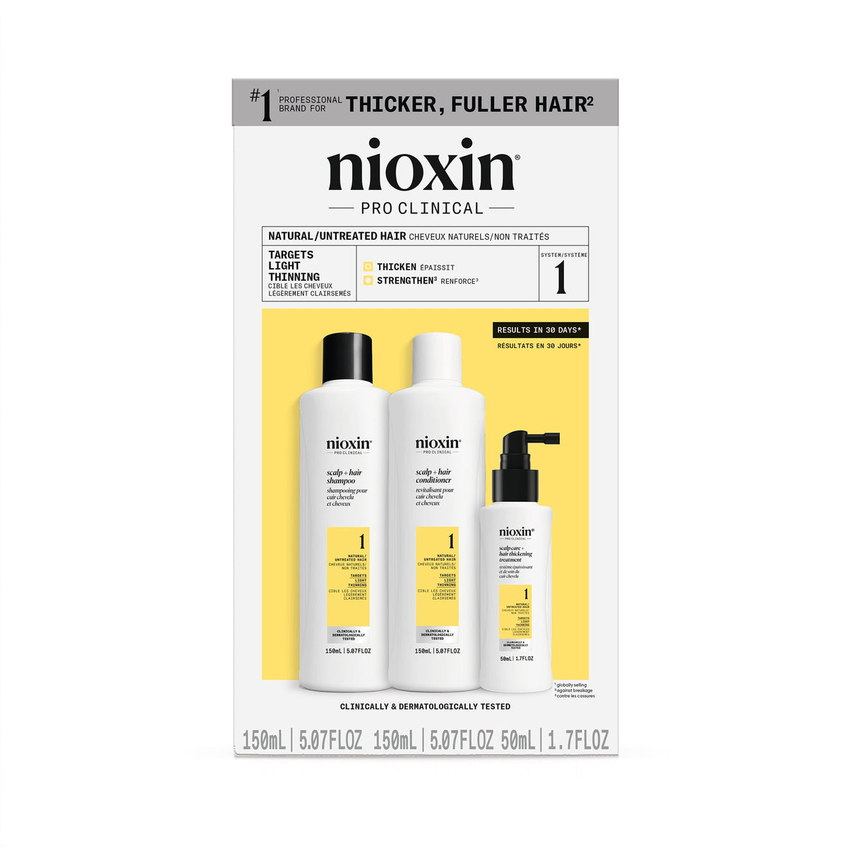 NIOXIN SCALP + HAIR THICKENING SYSTEM 1 KIT
