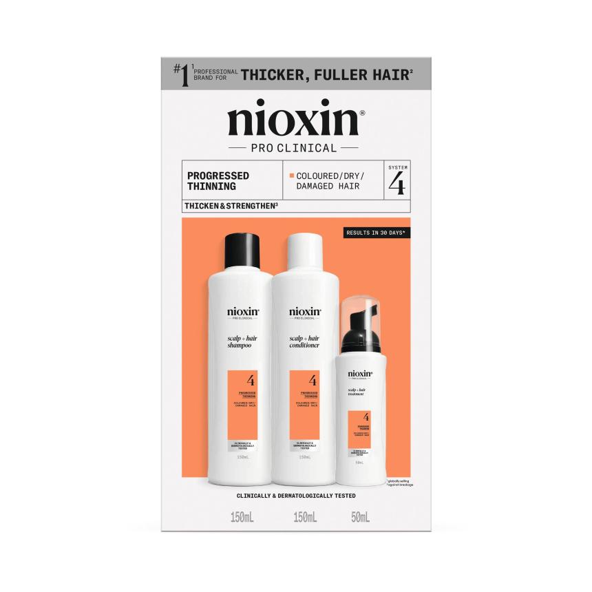 NIOXIN SCALP + HAIR THICKENING SYSTEM 4 KIT